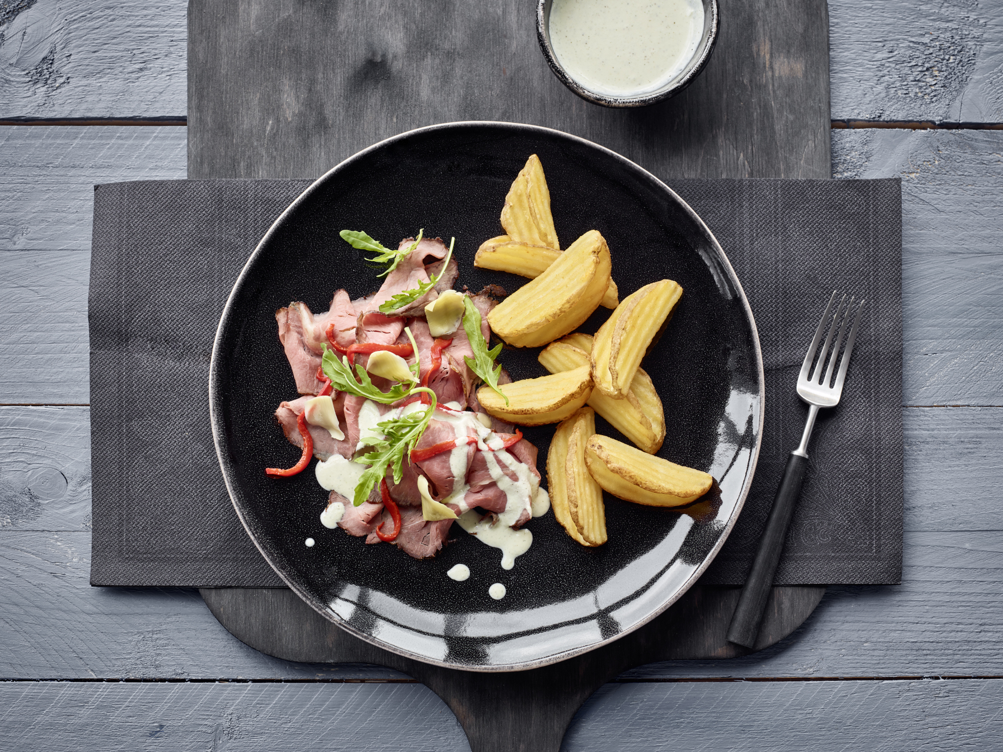 Carpaccio de rosbif