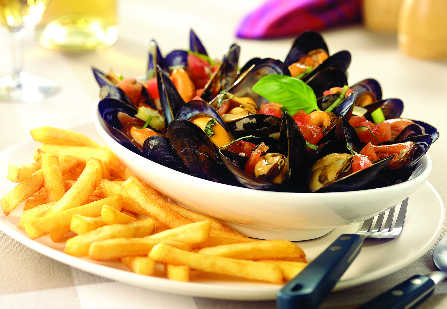 Moules aux tomates