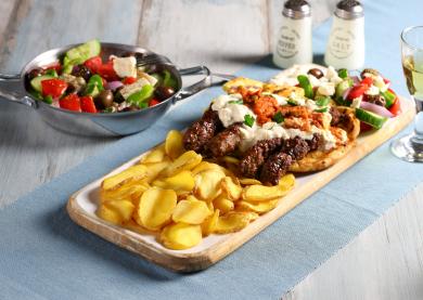 Rustic Chips avec kebab