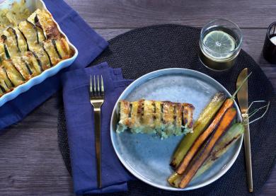 Gratin de pommes de terre et légumes festif