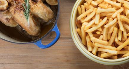 Les repas délicieux du week-end