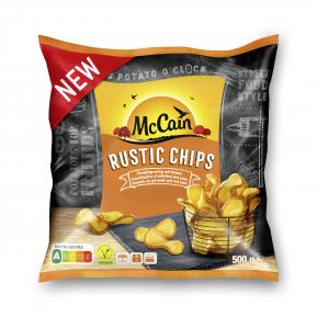 Rustic Chips, pommes de terre croustillantes avec peau